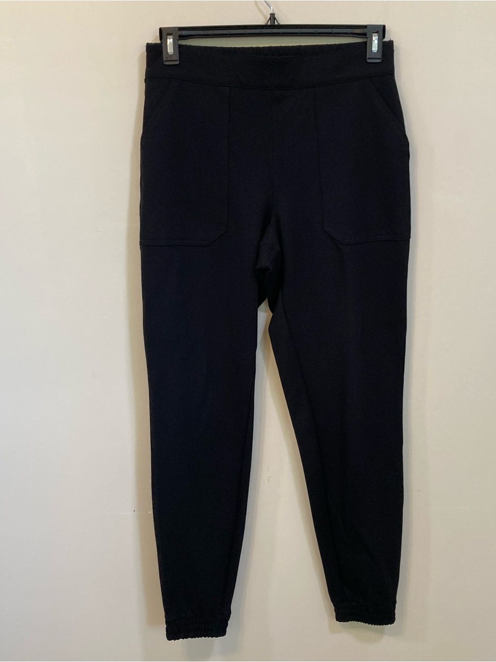 Spanx The Perfect Pant Jogger Womens Sz L Black Athleisure Pull On Pants